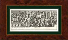 ANTICA ACQUAFORTE P. Santi Bartoli ( Perugia 1635-1700 ) Marco Aurelio Germani