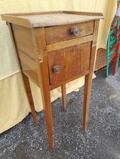 COMODINO ANTICO DIRETTORIO NOCE PRIMI 800 EMILIA - PIEDI A PUNTA ALTI 1 CASSETTO