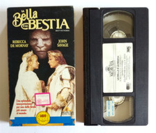 Vhs La Bella e La Bestia Film Fantasy Mini Scudi Videocassetta Film 1994 (K20)