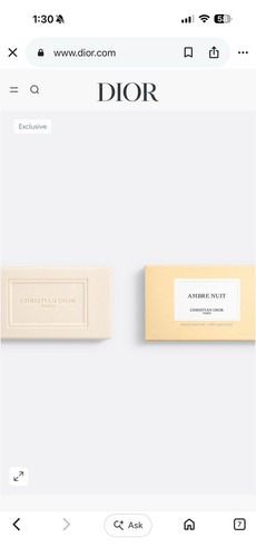 Dior ambre nuit sapone - dior,