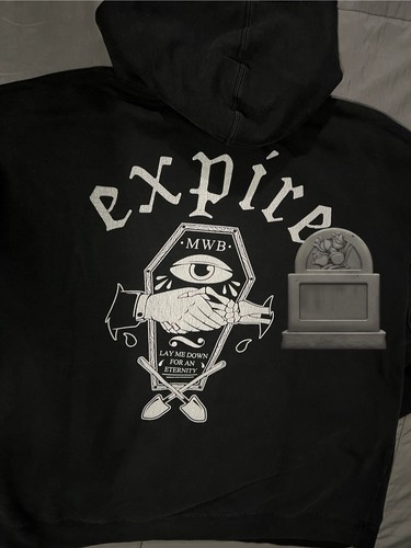 Felpa con cappuccio - expire, lay