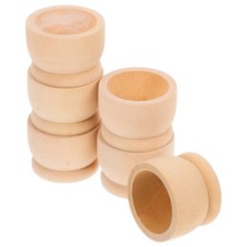  6 Pcs Porta Uova in Legno Portauovo Di Bollito Decorazioni Pasquali