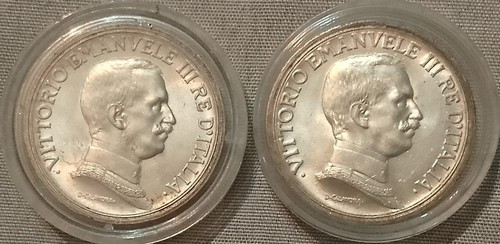 Italy lire 1914 and - and, 1915