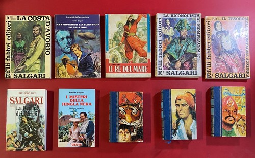 Emilio salgari lotto libri - 10,