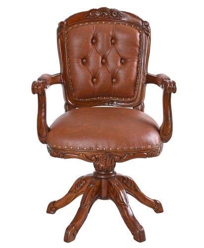 Poltrona girevole chesterfield - poltrona,