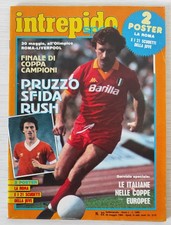 INTREPIDO N.22 1984 roma - liverpool inserto calcio poster juventus 21 scudetti