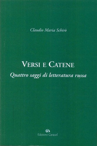 Versi catene quattro saggi - versi,