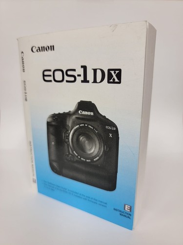 Canon eos 1dx - 1dx, manuale