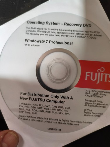 Dvd recuperacion windows - recuperacion,