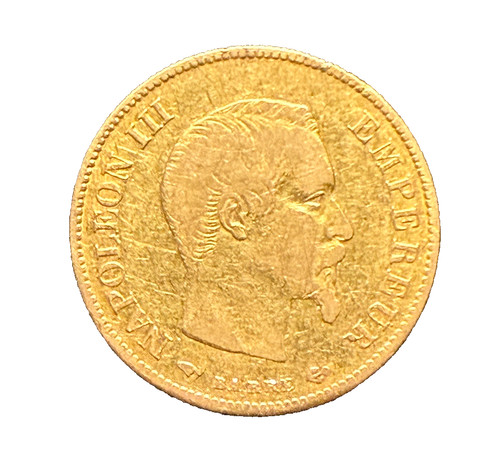 Francia 1859 oro franchi - 10,