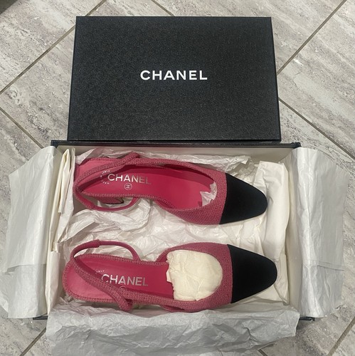 Chanel slingback tweed - , e