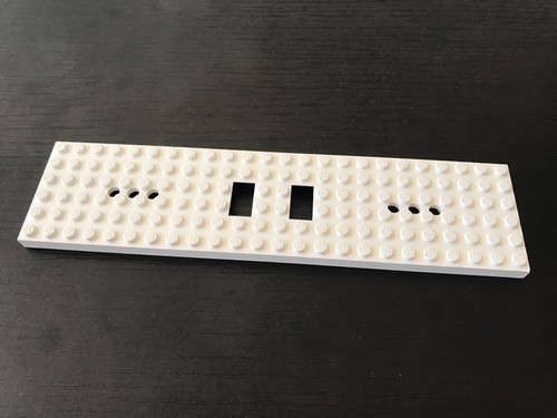Lego train plaque - 1x,