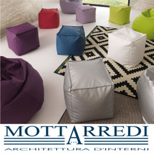 POUF IN ECOPELLE SFODERABILE