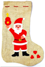 Befana Sock with Santa Claus