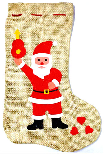 Calza befana con - con, babbo
