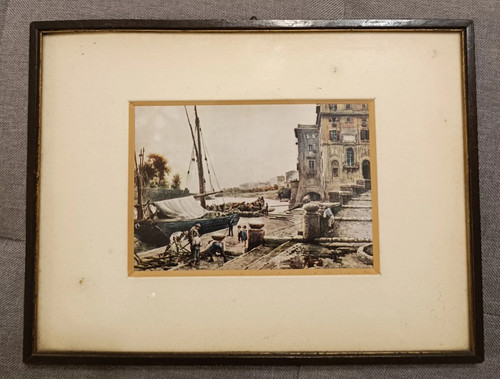 Antico quadro cornice legno - antico,