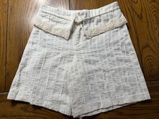 Pantaloncini Zara ecrù con