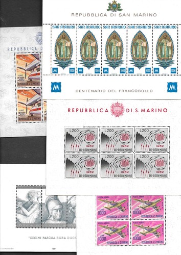 Foglietti san marino - san, mnh