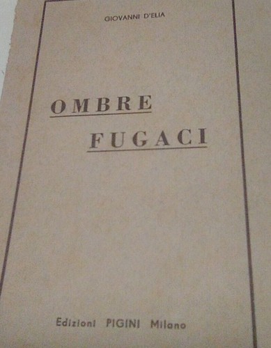 Giovanni elia poesie ombre - giovanni,
