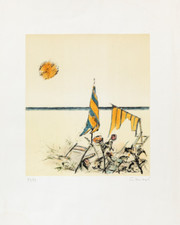 GIORGIO CHIESI (Felina, Re, 1941-Busseto, Pr, 2021) OPERA LITOGRAFIA Firmata  !!