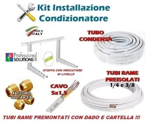 Kit montaggio condizionatore - montaggio, 8