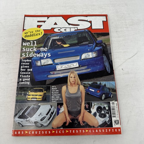 Vintage fast car magazine - vintage,