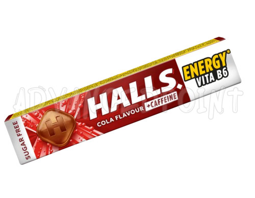 Halls energy cola con - energy,