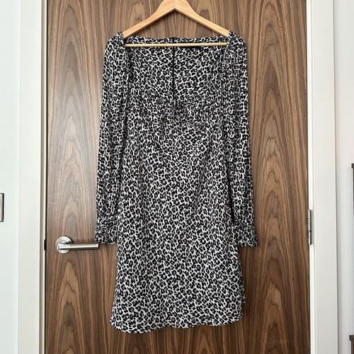 Mini abito zara grigio stampa - mini,