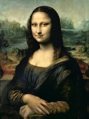 Quadro leonardo vinci monna - quadro,