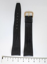Cinturino orginale Citizen in pelle di lucertola Blu scuro-Ansa 17mm-Fibia 14mm