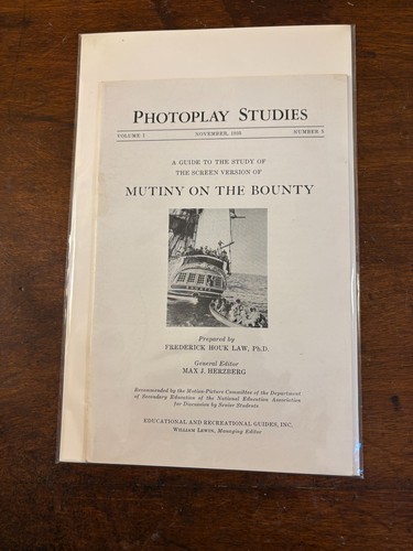 Photoplay studies mutiny - photoplay,