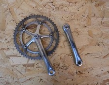 Campagnolo Record 9v Crankset 172,5mm Cranks 53/39 Teeth Campy Bolts 10 Speed