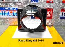 Harley Davidson nacelle gusci faro anteriore nero originali x Road King dal 2014