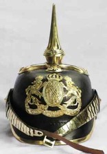 Elmetto prussiano pelle - in,