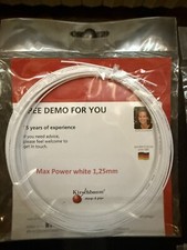 Matassa corde tennis Kirschbaum Max Powe 125 - 12 Metri - Diametro 1.25 - Bianco