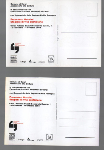 Francesco guccini cartoline - guccini,