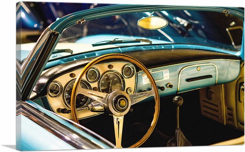 Artcanvas old car - old,