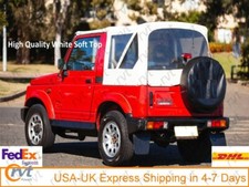Ricambio soft top e finestrini posteriori trasparenti bianchi 1986-1994 Suzuki Samurai 98652