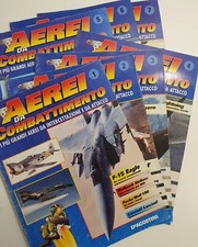 Aerei da Combattimento DeAgostini 7 fascicoli aviazione modellismo Lotto numeri