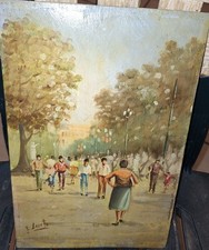 Dipinto Ad Olio Su Tavola