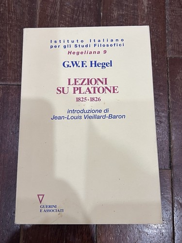 Hegel lezioni su platone - -,