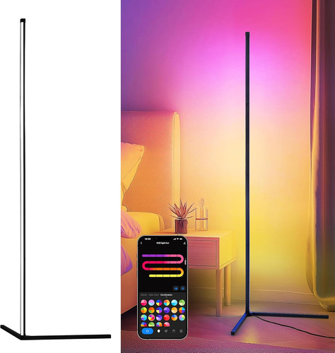 Lampada terra led rgb 150cm - led,