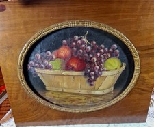 Antico dipinto olio natura