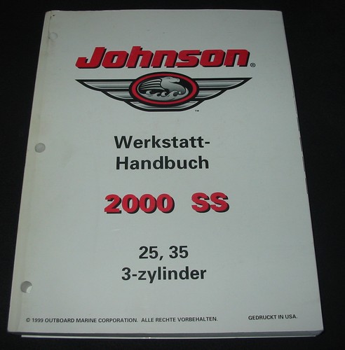 Werkstatthandbuch johnson 2000 - werkstatthandbuch,