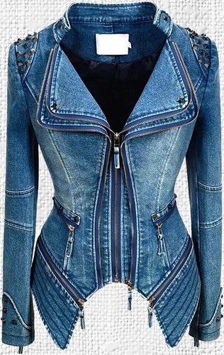 Giacca denim donna stile - denim,