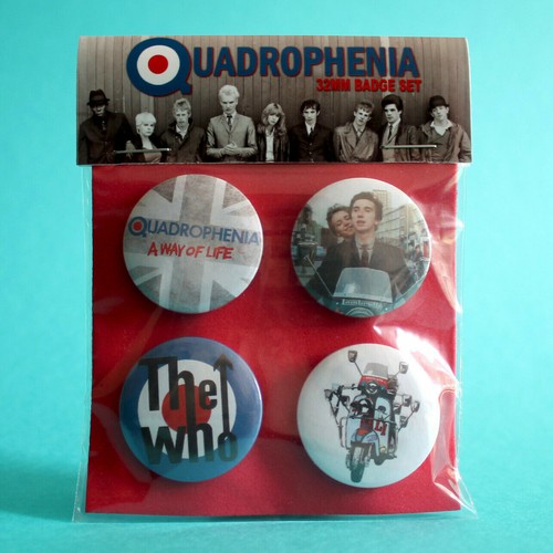 Quadrophenia badges 4x - ,,