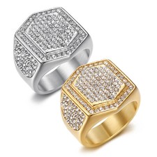 Anello Uomo Forma Geometrica
