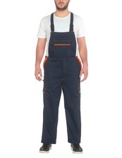 SALOPETTE DA LAVORO UOMO / DONNA MULTITASCHE BLU/ARANCIONE C.B.F BALDUCCI GROUP