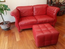 divano  2 posti con pouf