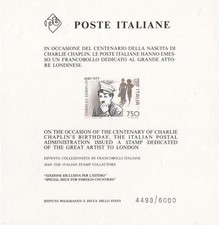 1989 Charles Chaplin - Italia